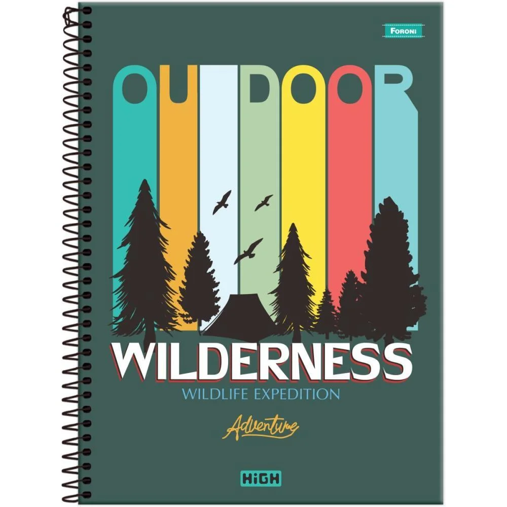 Caderno 20X1 Capa Dura High Masculino 320F Foroni (Pct.c/02) - imagem 3