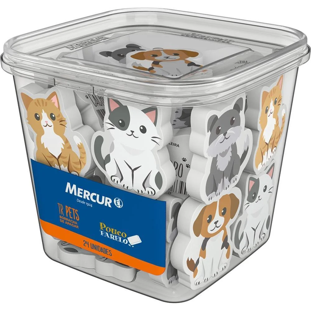 Borracha Decorada Tr Pets Mercur (Pote-24) - imagem 4