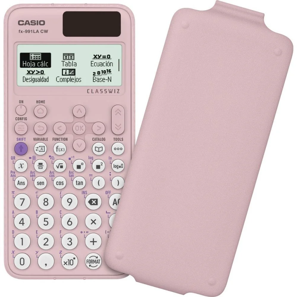 Calculadora Cientifica Fx991 Lacw-Pk 550 Funcoes Rosa Casio (Unidade) - imagem 3
