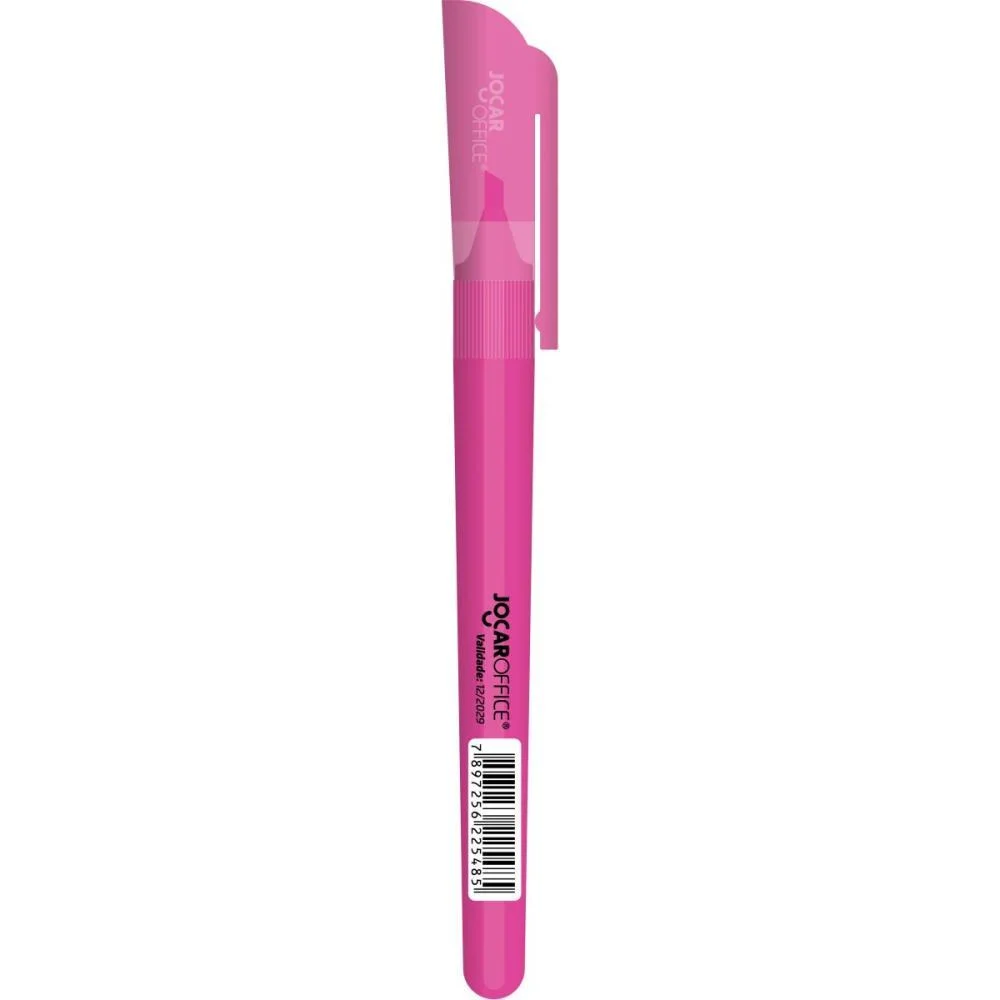 Caneta Marca Texto Jocar Uni Rosa Leonora (Cx.c/12) - imagem 3