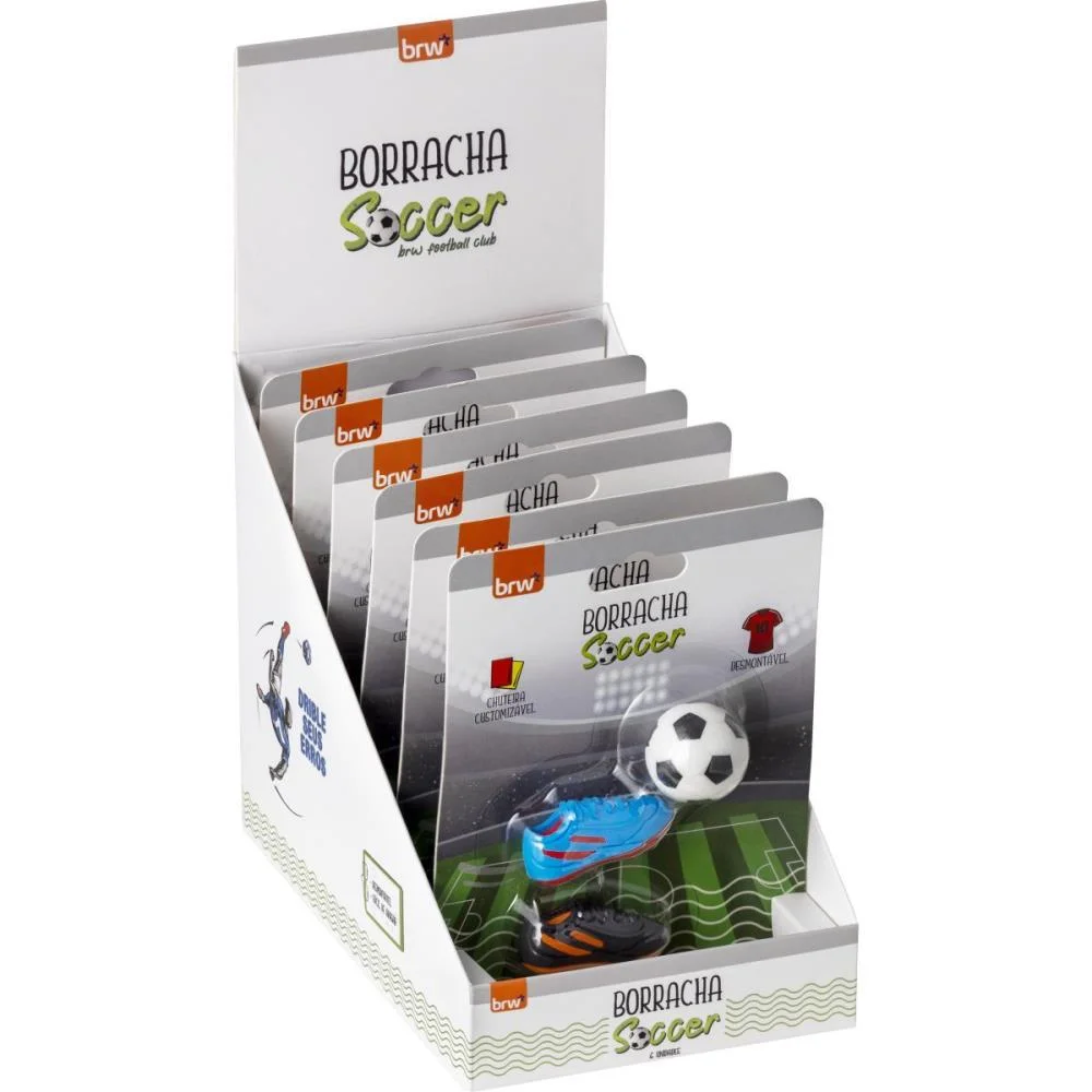 Borracha Decorada Borracha Soccer Brw (Dp.c/06) - imagem 8