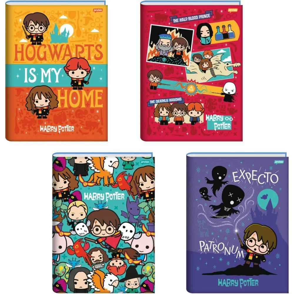 Caderno Brochurao Capa Dura Harry Potter 96Fls Jandaia (Pct.c/05) - imagem 2