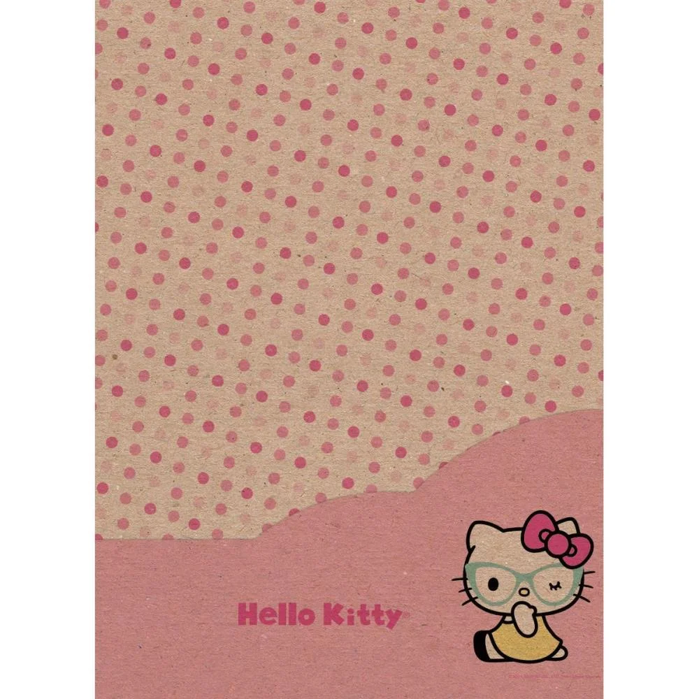 Caderno 01X1 Capa Dura Hello Kitty Kraft 80Fls I.a Jandaia (Pct.c/04) - imagem 8