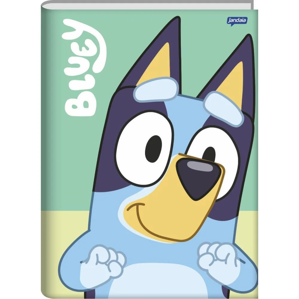 Caderno Brochura 1/4 Capa Dura Bluey 80Fls. Jandaia (Pct.c/05) - imagem 6