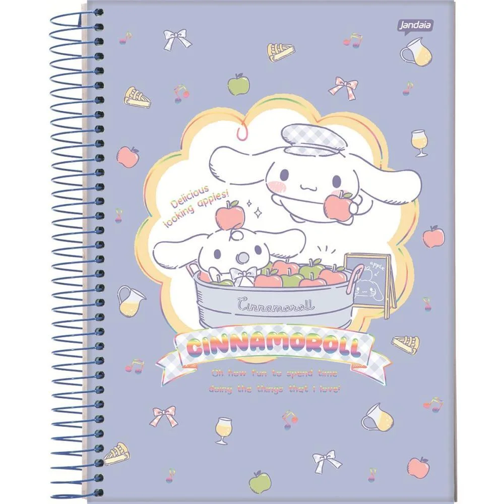 Caderno 01X1 Capa Dura Cinnamonroll 80Fls. I.a Jandaia (Pct.c/04) - imagem 4
