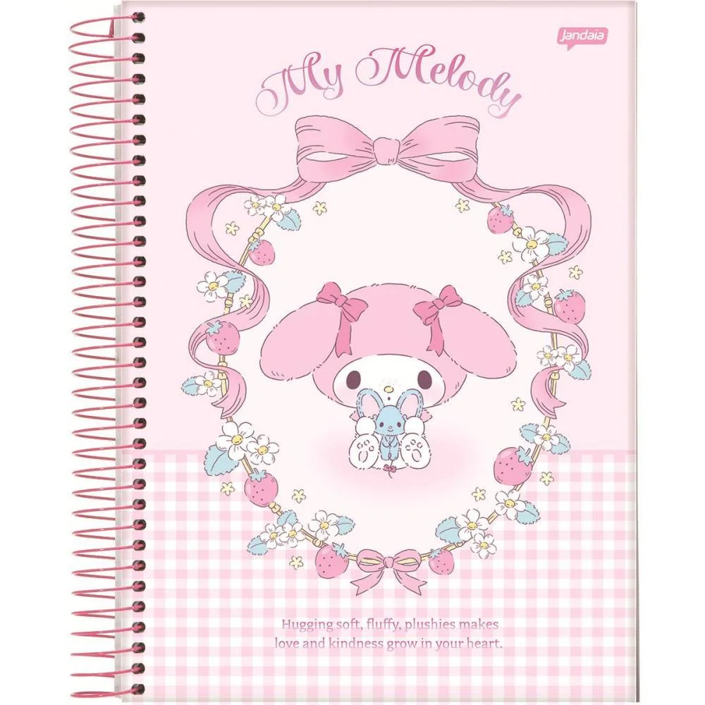 Caderno 01X1 Capa Dura My Melody 80Fls. I.a Jandaia (Pct.c/04) - imagem 4