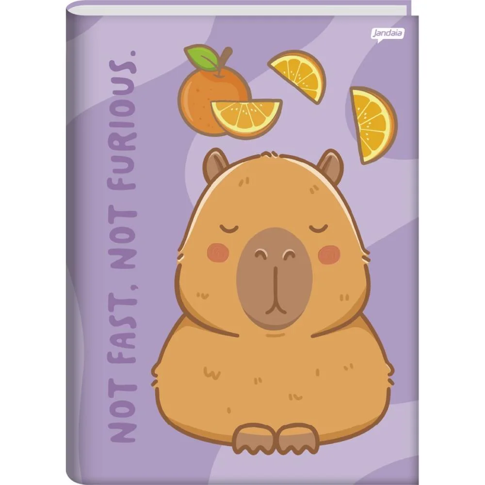 Caderno Brochurao Capa Dura Capyvibes 80Fls. Jandaia (Pct.c/05) - imagem 7