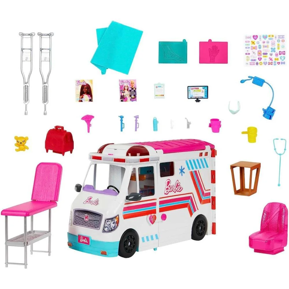 Barbie Profissoes Ambulância De Cuidados Médicos Mattel (Unidade) - imagem 3