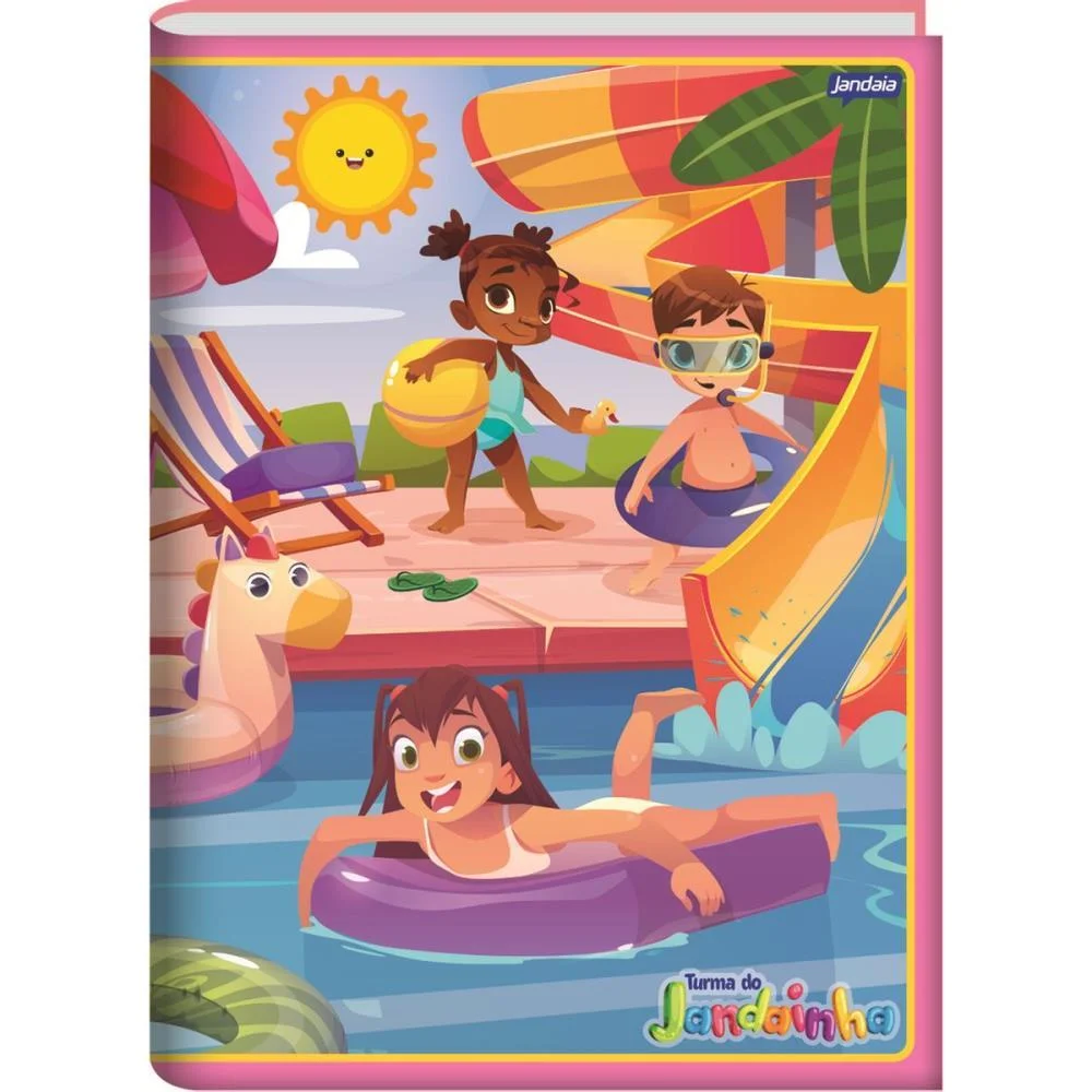 Caderno Brochurao Capa Dura Jandainha Feminino 80Fls Jandaia (Pct.c/05) - imagem 4