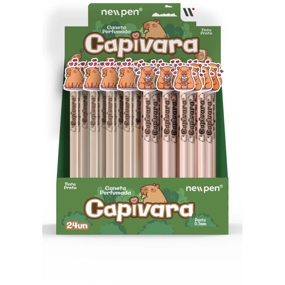 Caneta Esferografica Capivara Fann Pen 0.7Mm Newpen (Dp.c/24) - imagem 3