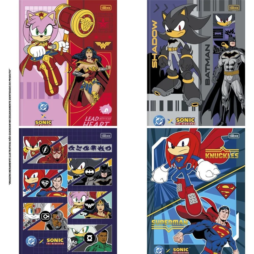 Caderno Brochurao Capa Dura Sonic Dc 80Fls Tilibra (Pct.c/05) - imagem 2