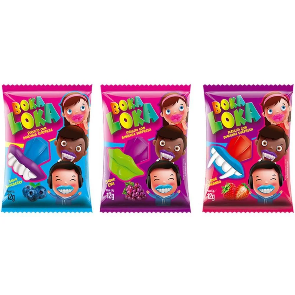 Doce Pirulito Boka Loca Danilla Foods C/ 30 Unidades - imagem 4