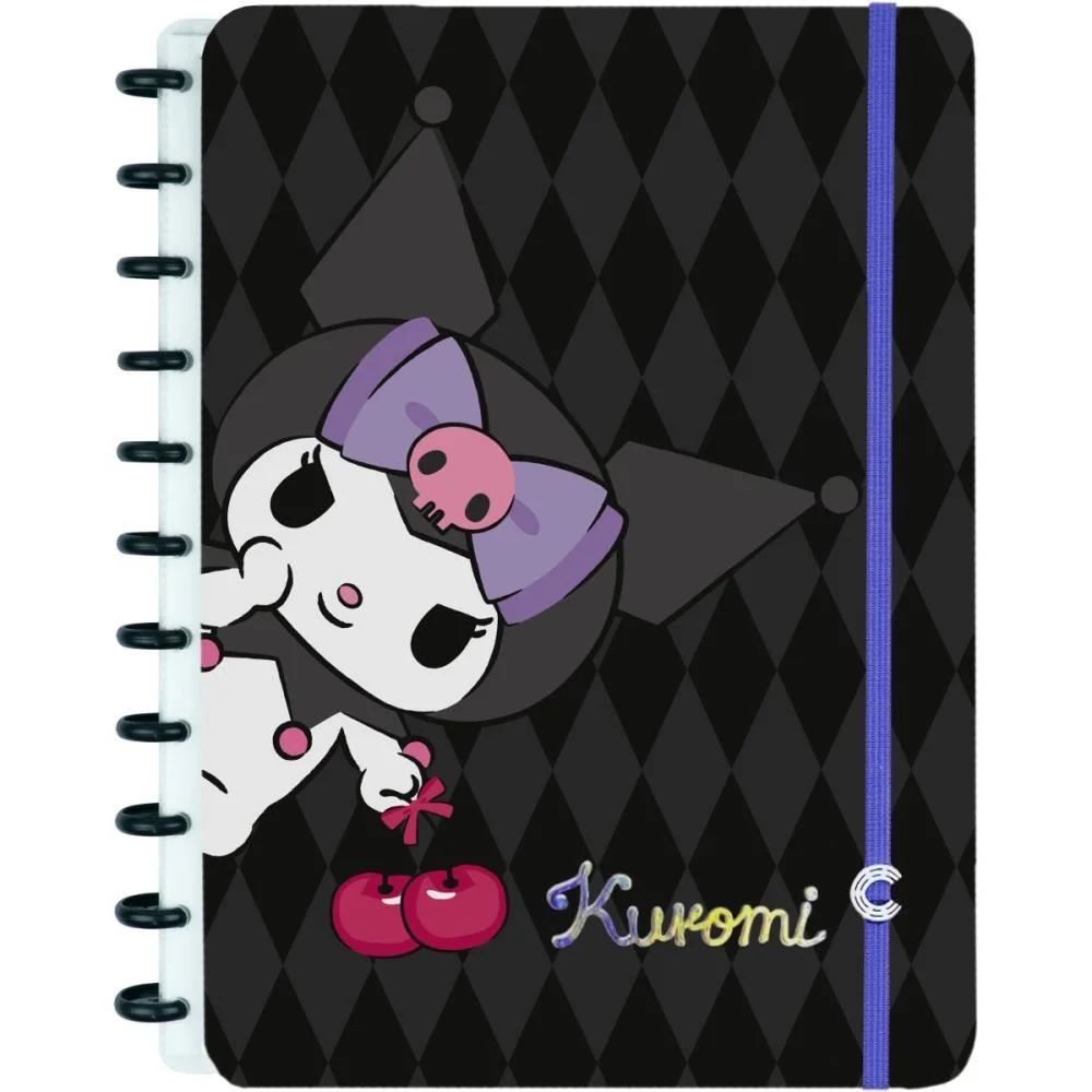 Caderno Inteligente Grande Kuromi 80Fls 215X280Mm Caderno Inteligente (Unidade) - imagem 2