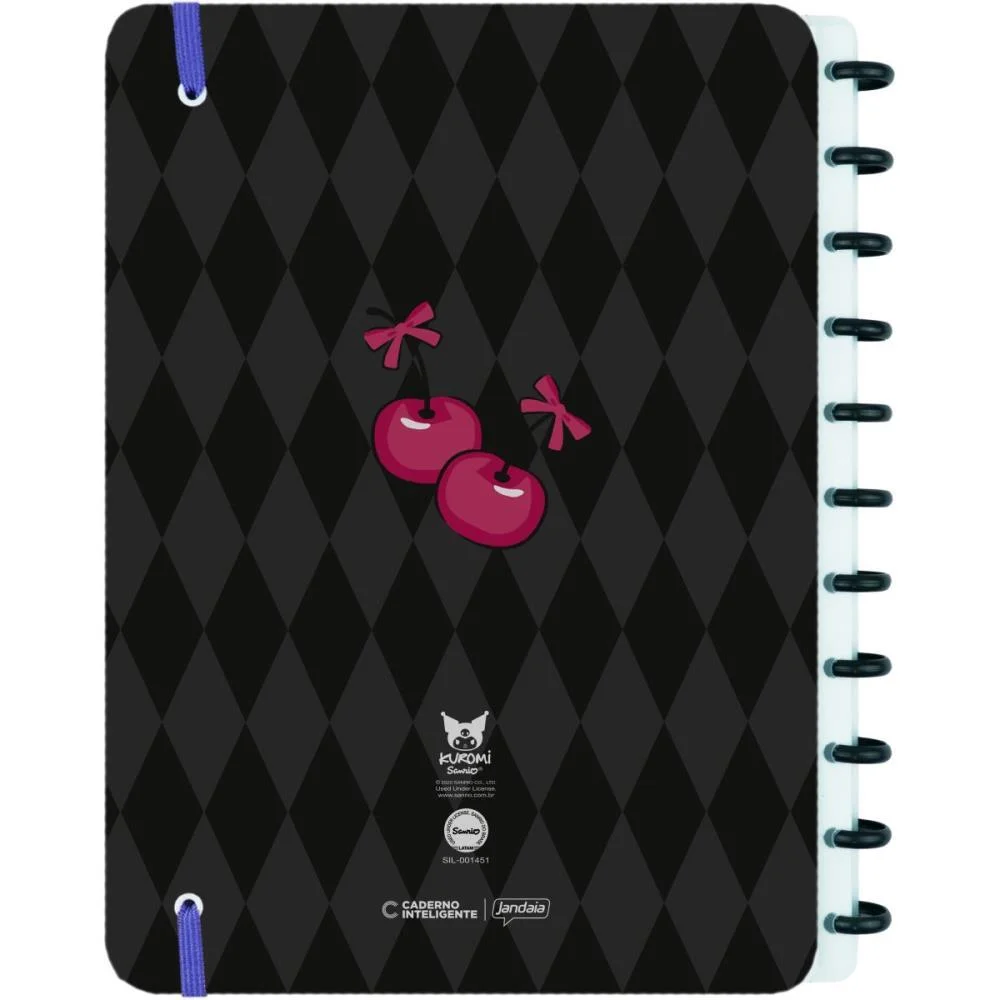Caderno Inteligente Grande Kuromi 80Fls 215X280Mm Caderno Inteligente (Unidade) - imagem 3