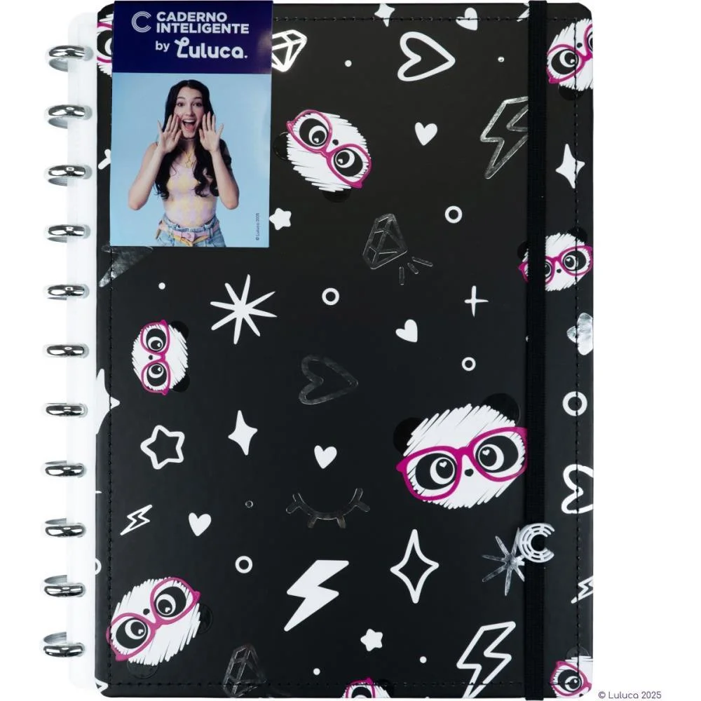 Caderno Inteligente Grande Luluca Pandalu Star 80Fls Caderno Inteligente (Unidade) - imagem 4