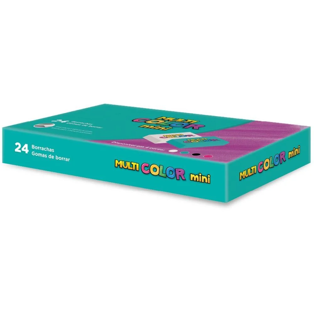 Borracha Colorida Multicolor 4 Modelos Faber-Castell (Dp.c/24) - imagem 3