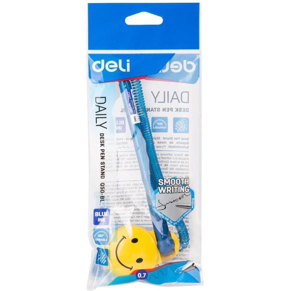 Caneta Para Balcao Daily C/Suporte Mini 0,7Mm Az Deli (Blister) - imagem 4