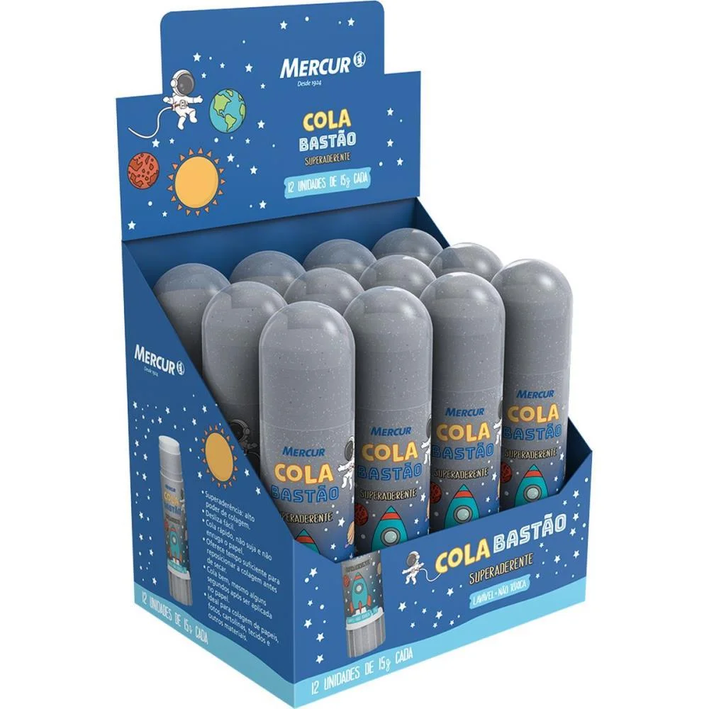 Cola Em Bastao Sistema Solar 15G Mercur (Cx.c/12) - imagem 2