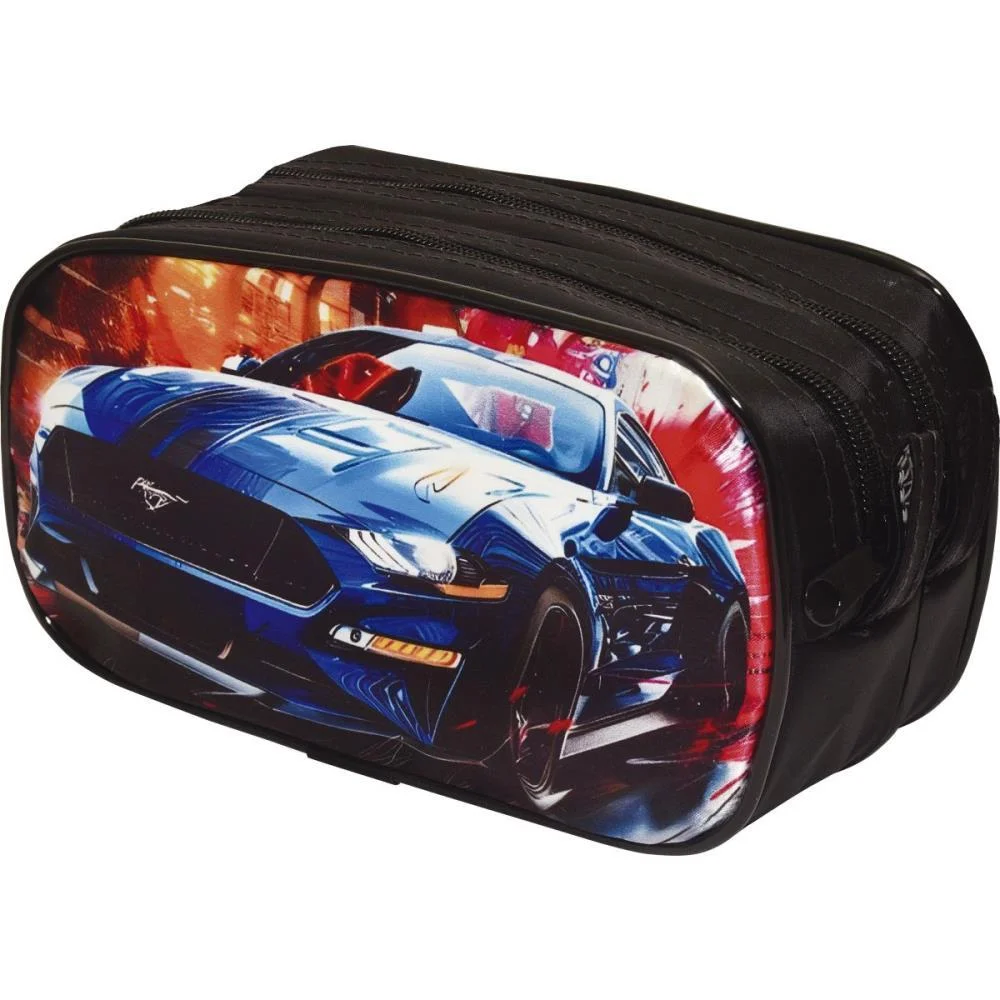 Estojo Duplo Carros De Corrida Reflex (Unidade) - imagem 2