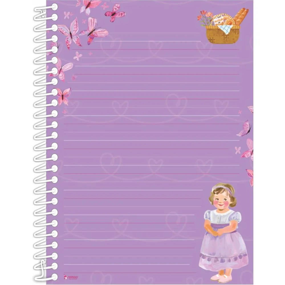 Caderno 01X1 Capa Dura Sweet Dreams 80Fls Papel Carta Tamoio (Pct.c/04) - imagem 4