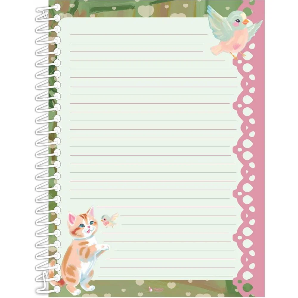 Caderno 01X1 Capa Dura Sweet Dreams 80Fls Papel Carta Tamoio (Pct.c/04) - imagem 6