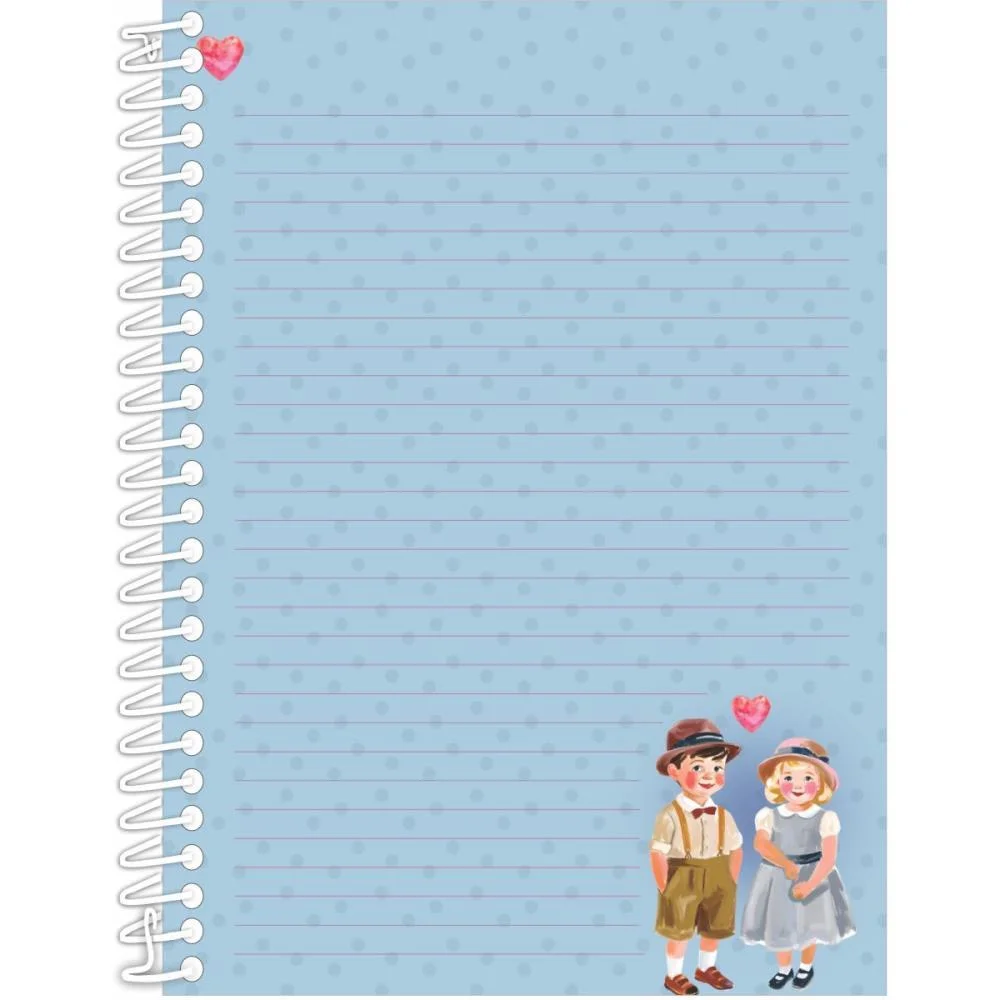 Caderno 01X1 Capa Dura Sweet Dreams 80Fls Papel Carta Tamoio (Pct.c/04) - imagem 10