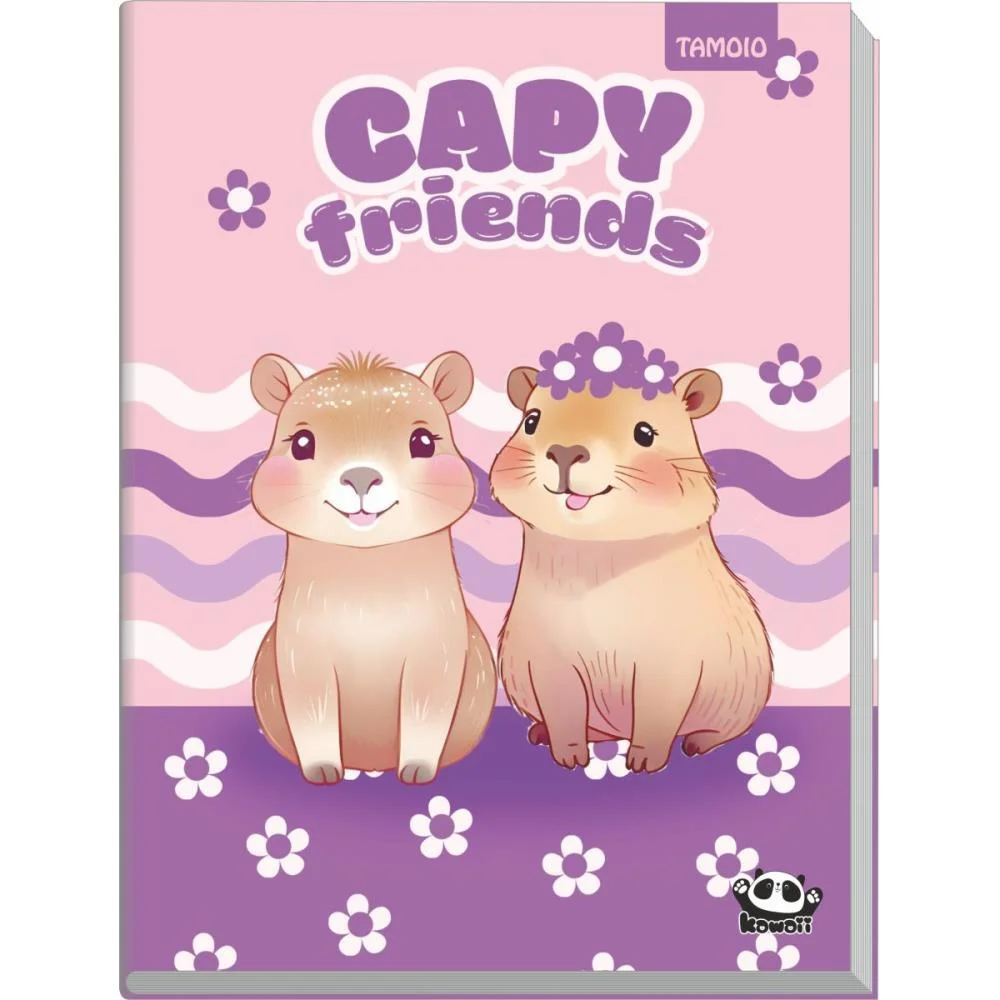 Caderno Brochurao Capa Dura Kawaii 96 Folhas Tamoio (Pct.c/04) - imagem 3