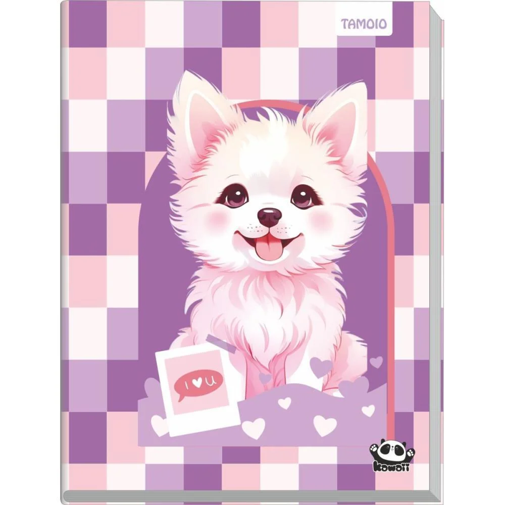 Caderno Brochura 1/4 Capa Dura Kawaii 96 Folhas Tamoio (Pct.c/04) - imagem 4