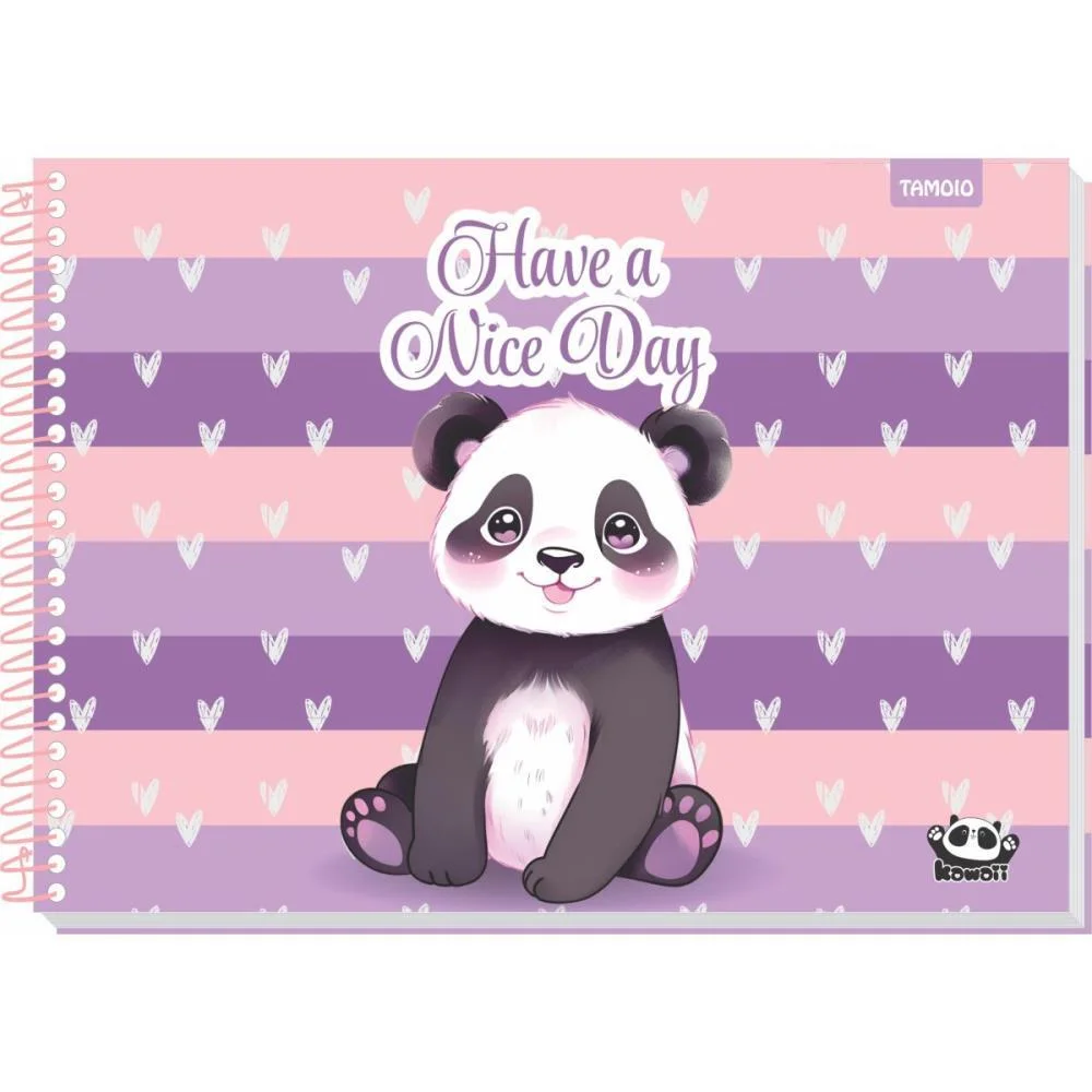 Caderno Desenho Univ Capa Dura Kawaii 48 Folhas Tamoio (Pct.c/04) - imagem 6