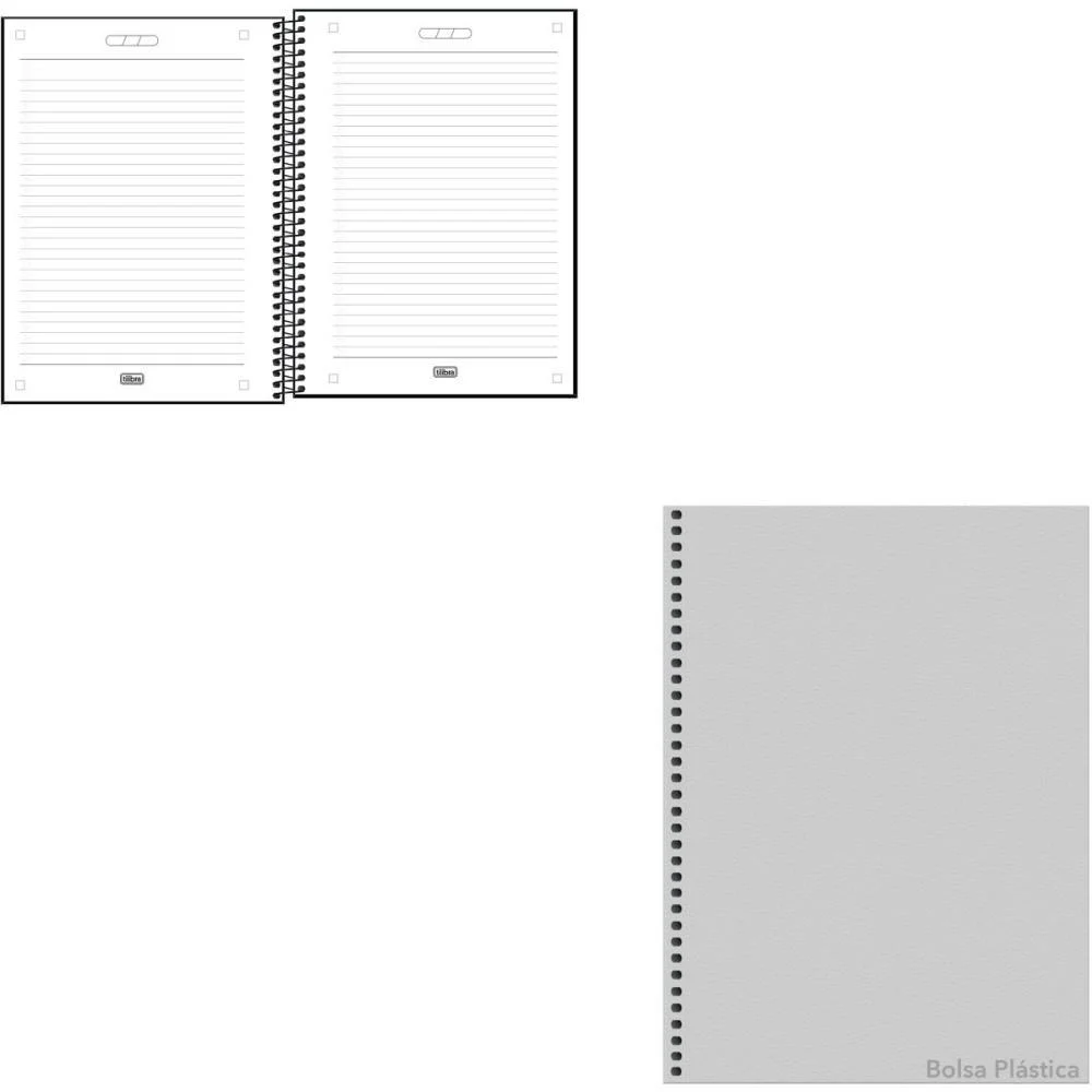 Caderno 01X1 Capa Dura Neon Fit 80Fls Pp Masculino Tilibra (Pct.c/05) - imagem 3