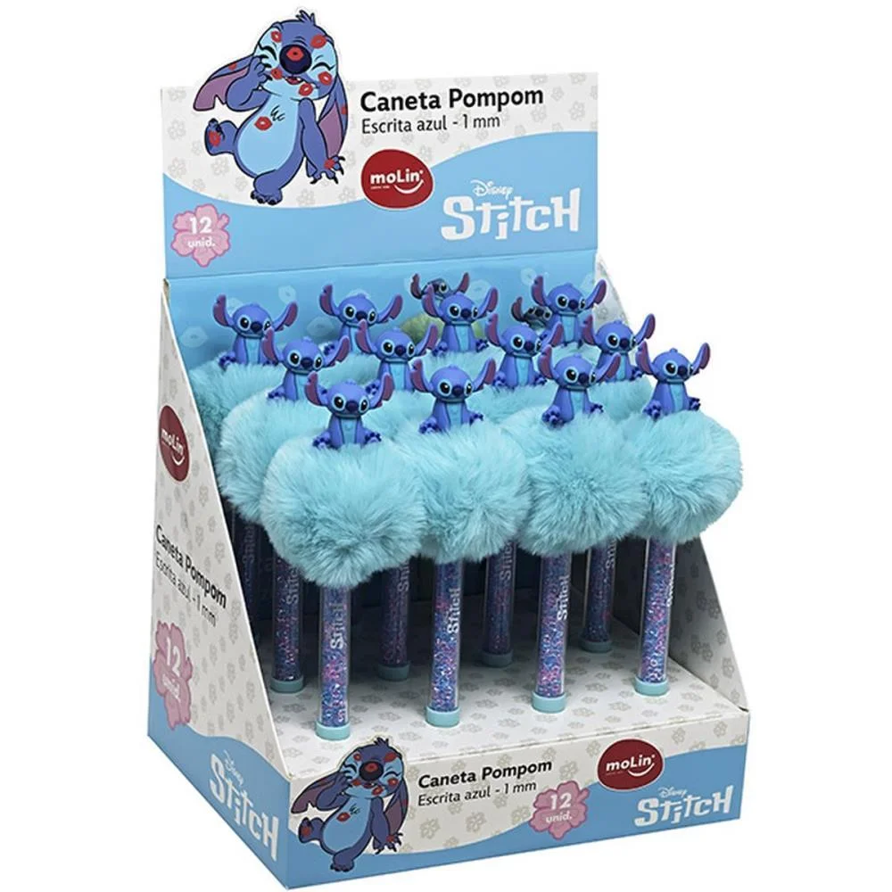 Caneta Esferografica Stitch Pompom 1,0Mm Molin (Dp.c/12) - imagem 4