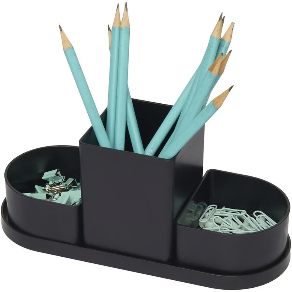 Acessorio Para Mesa Organizador Triple Preto 4 Pec Polibras (Kit) - imagem 2