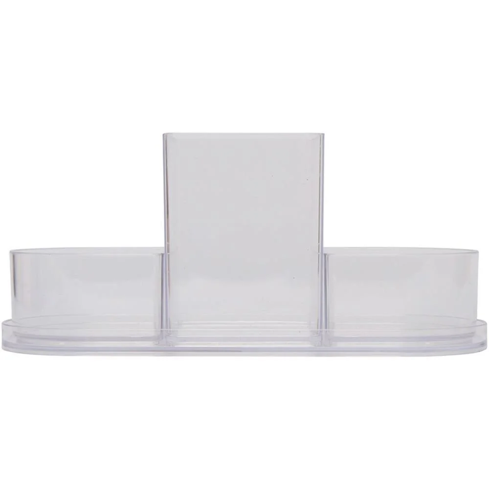 Acessorio Para Mesa Organizador Triple Cristal 4 P Polibras (Kit) - imagem 4