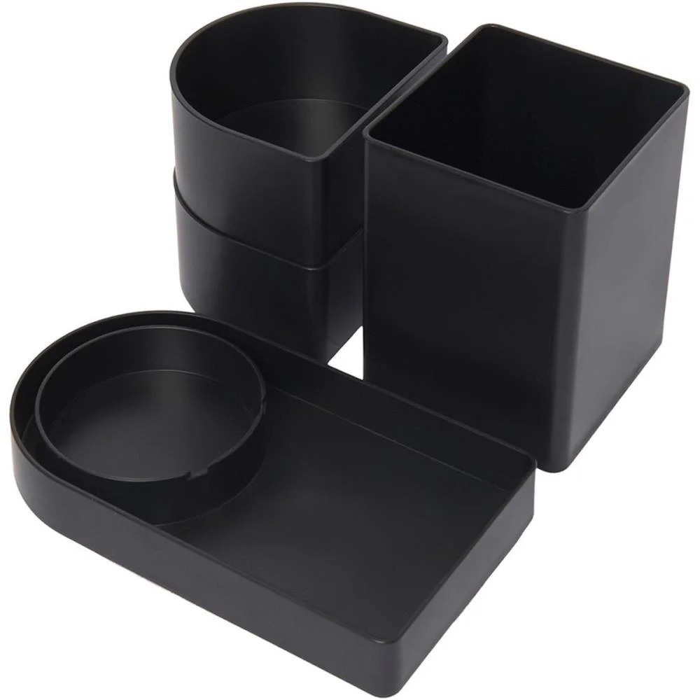 Acessorio Para Mesa Organizador Compact Preto 4 Pe Polibras (Kit) - imagem 3