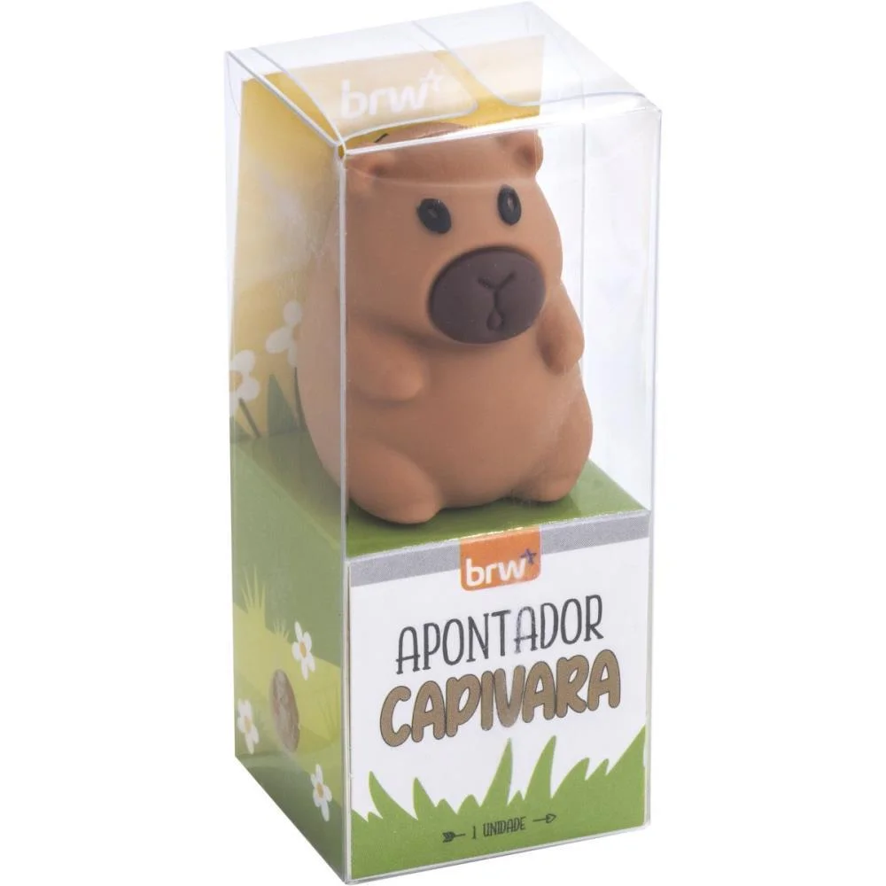 Apontador Sem Deposito Capivara Plastico (S) Brw (Dp.c/12) - imagem 4