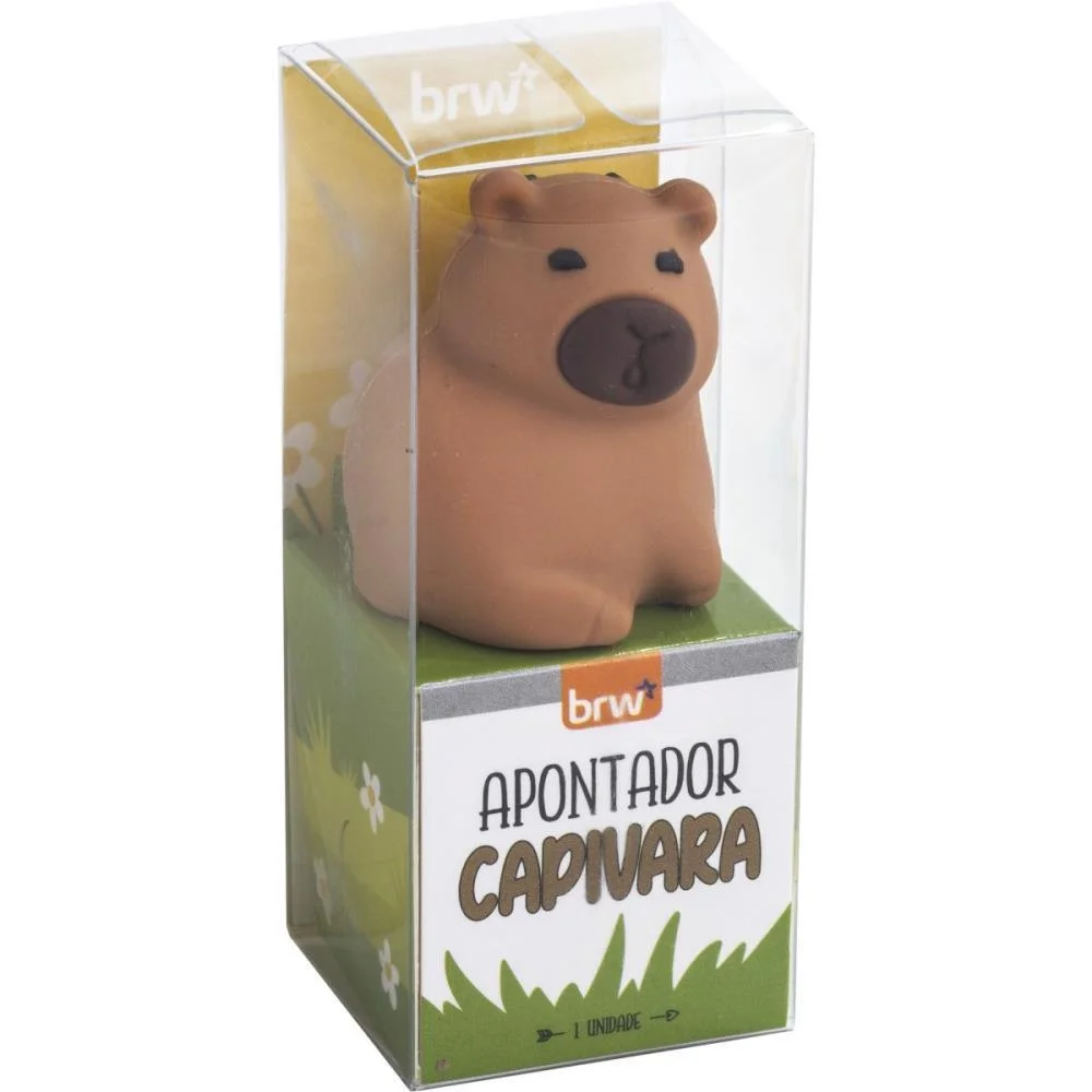 Apontador Sem Deposito Capivara Plastico (S) Brw (Dp.c/12) - imagem 5