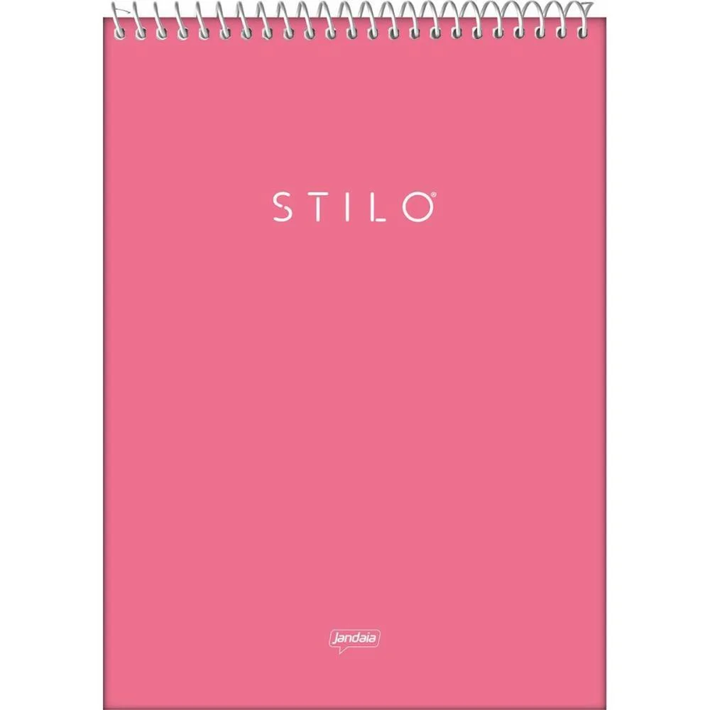 Caderno 01X1 Capa Dura Stilo Trend Topo Canhoto 80Fls Jandaia (Pct.c/04) - imagem 4