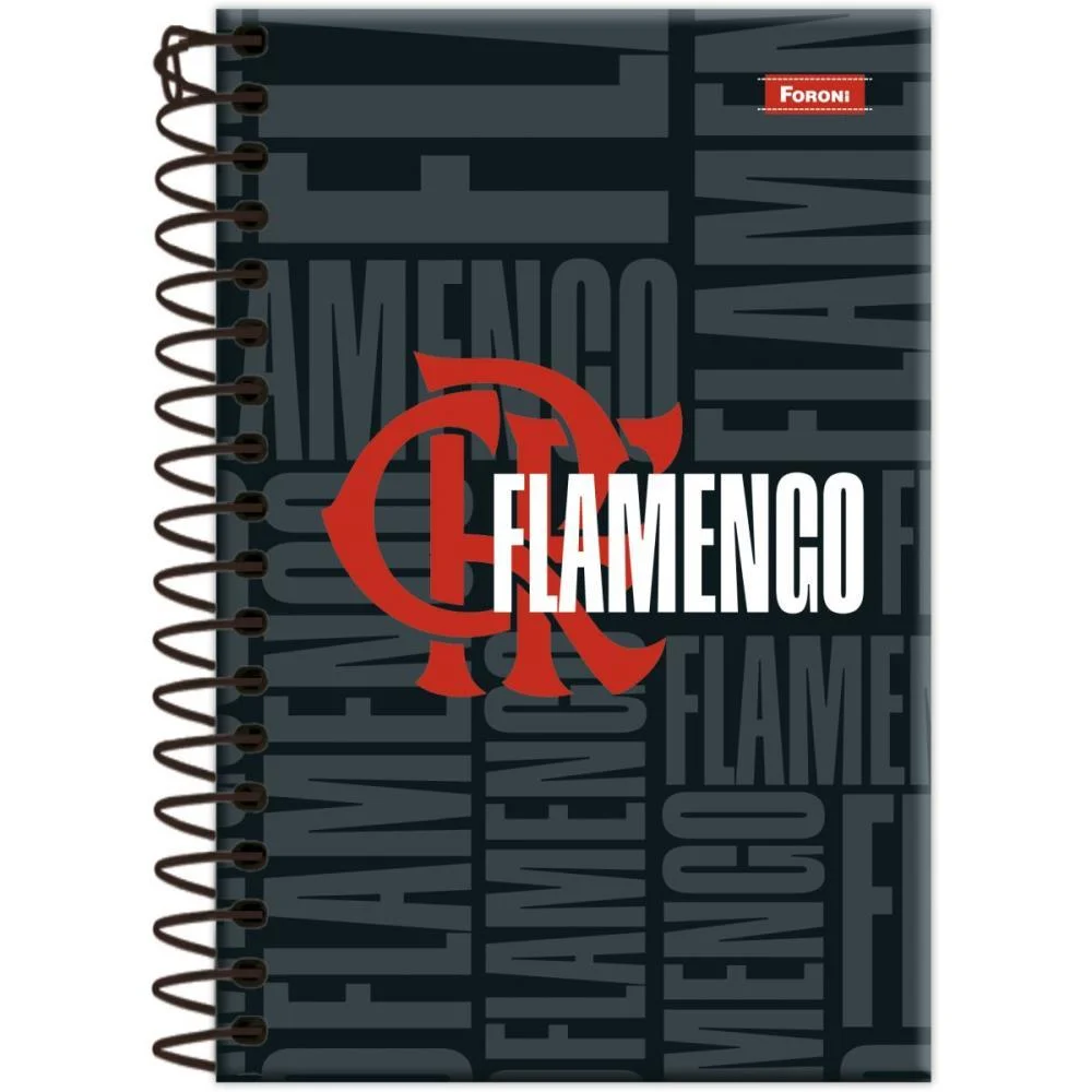 Caderneta 1/8 Flamengo Capa Dura 80Fls Foroni (Pct.c/04) - imagem 3