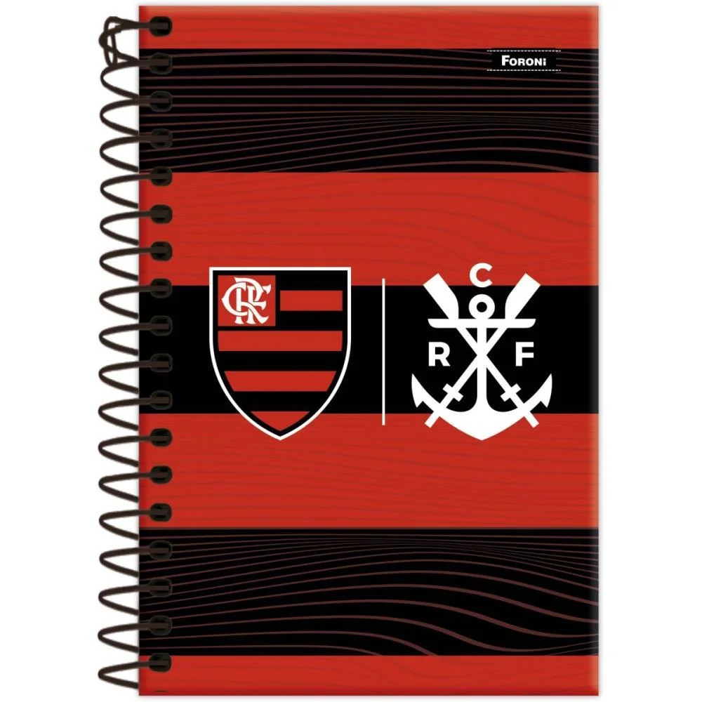 Caderneta 1/8 Flamengo Capa Dura 80Fls Foroni (Pct.c/04) - imagem 4