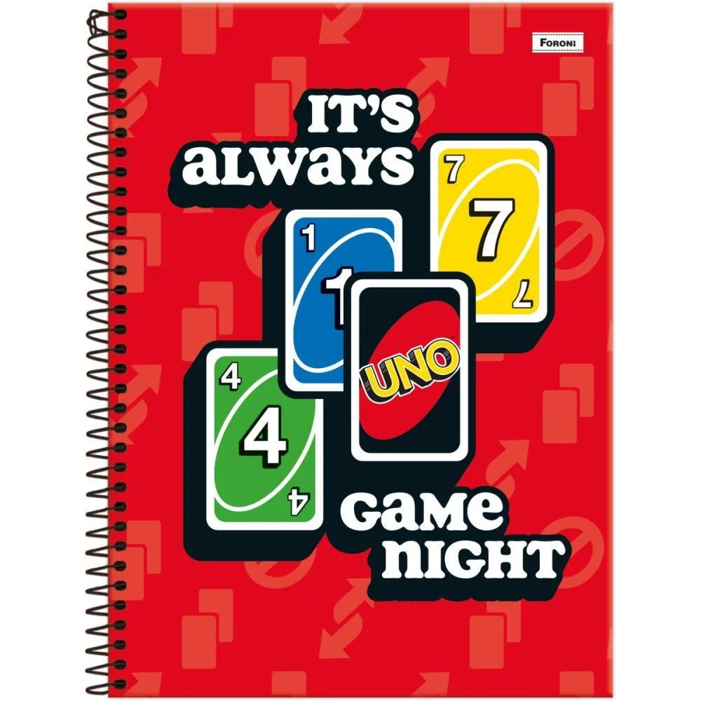 Caderno 01X1 Capa Dura Uno 80Fls Foroni (Pct.c/04) - imagem 4