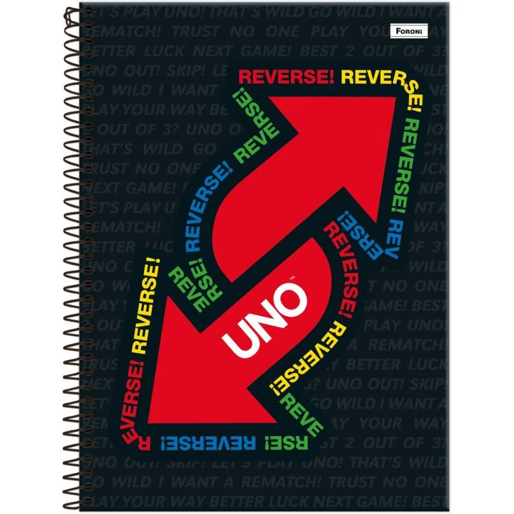 Caderno 10X1 Capa Dura Uno 160Fls Foroni (Pct.c/04) - imagem 3
