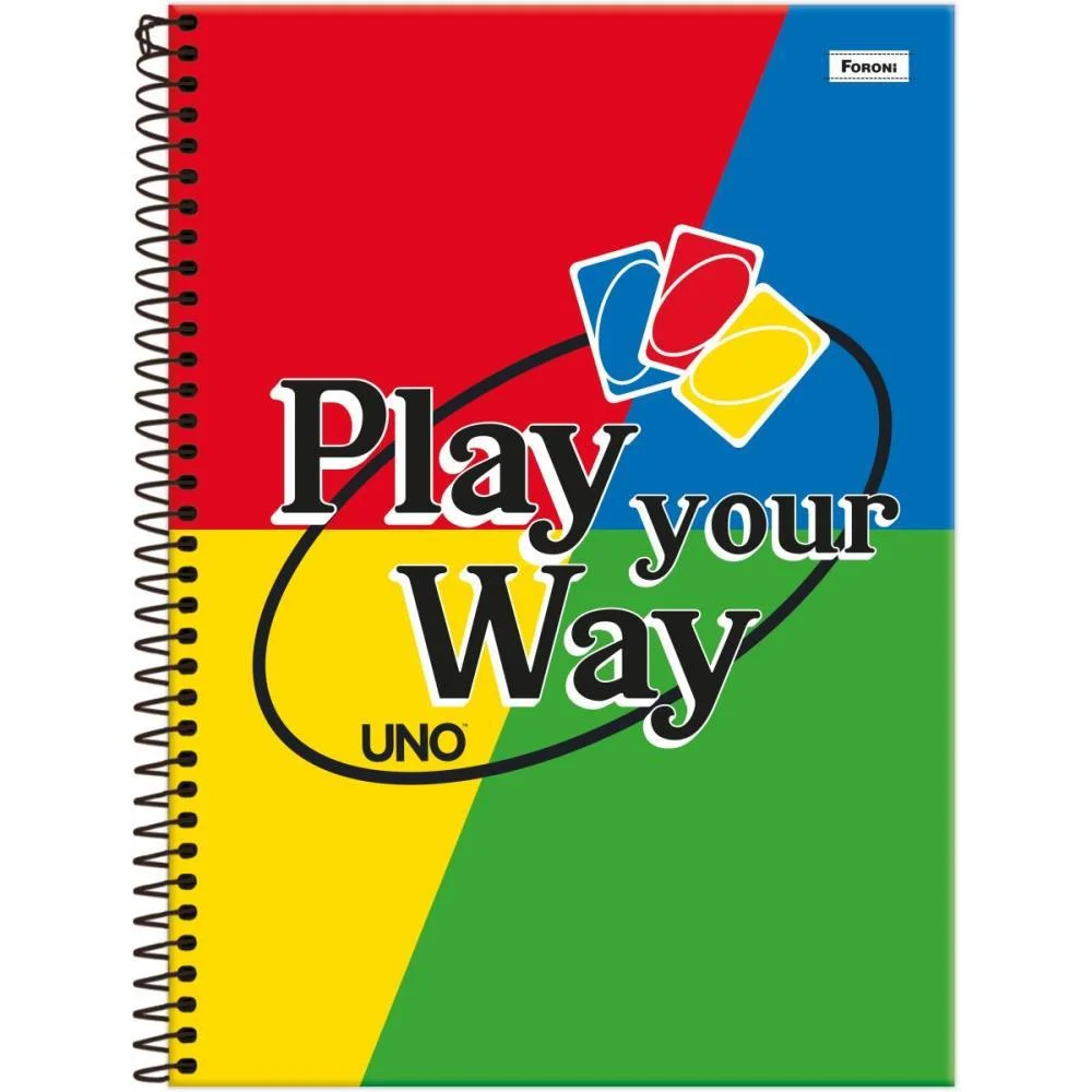 Caderno 10X1 Capa Dura Uno 160Fls Foroni (Pct.c/04) - imagem 5