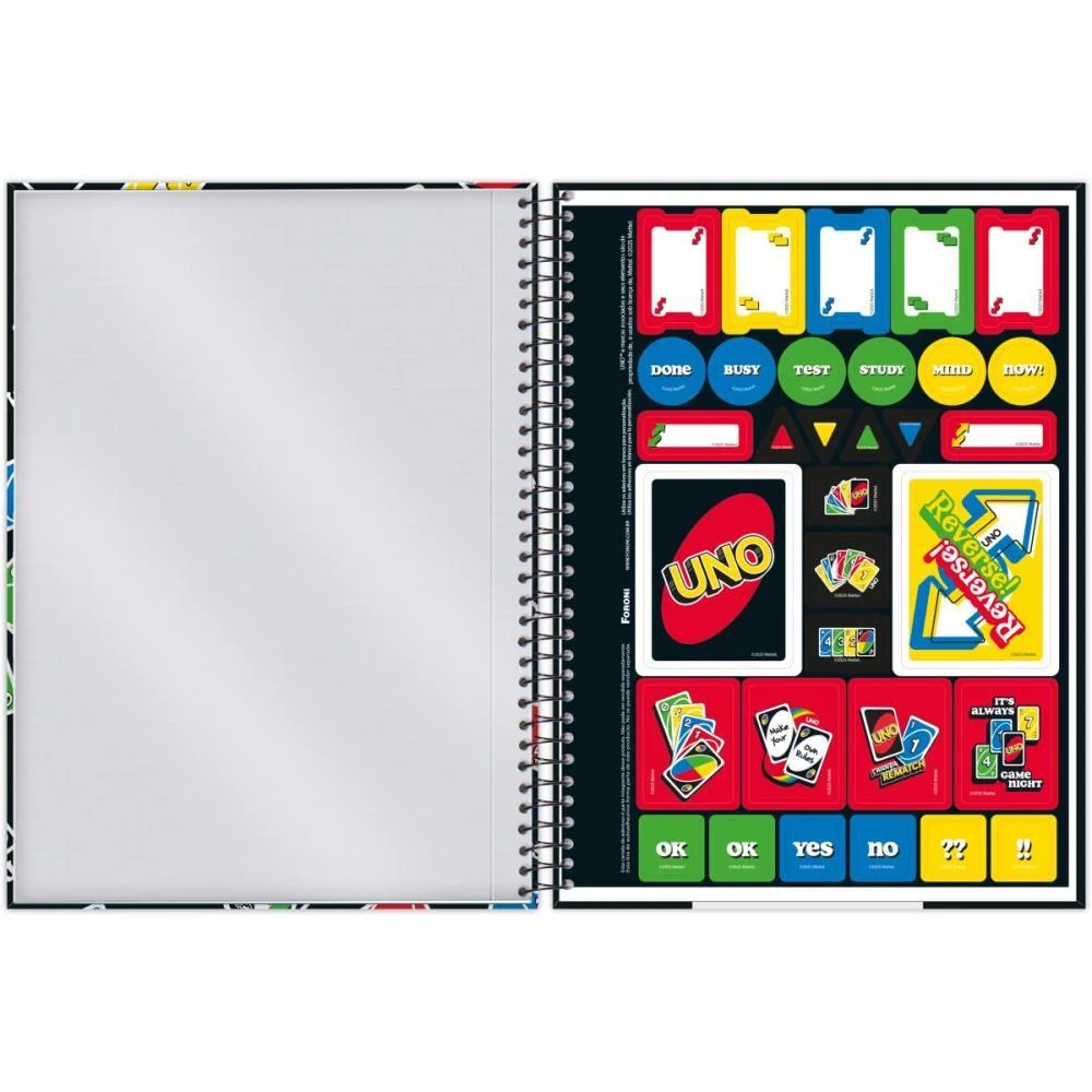 Caderno 10X1 Capa Dura Uno 160Fls Foroni (Pct.c/04) - imagem 7