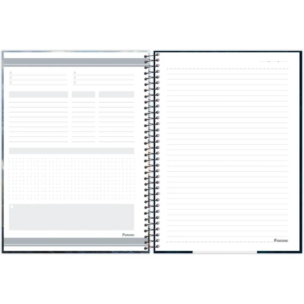 Caderno 01X1 Capa Dura Drakos 80Fls Foroni (Pct.c/04) - imagem 8