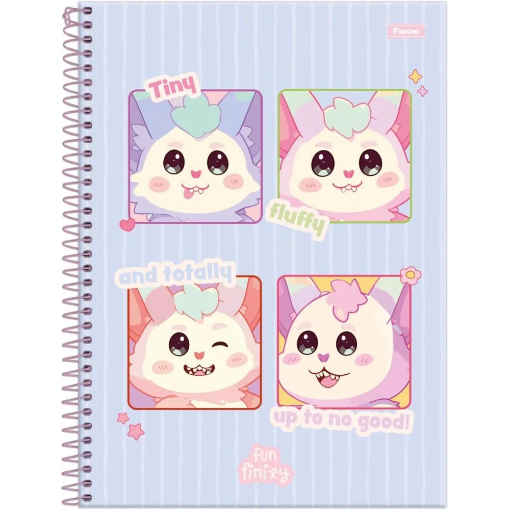 Caderno 10X1 Capa Dura Funfinily 160Fls Foroni (Pct.c/04) - imagem 3