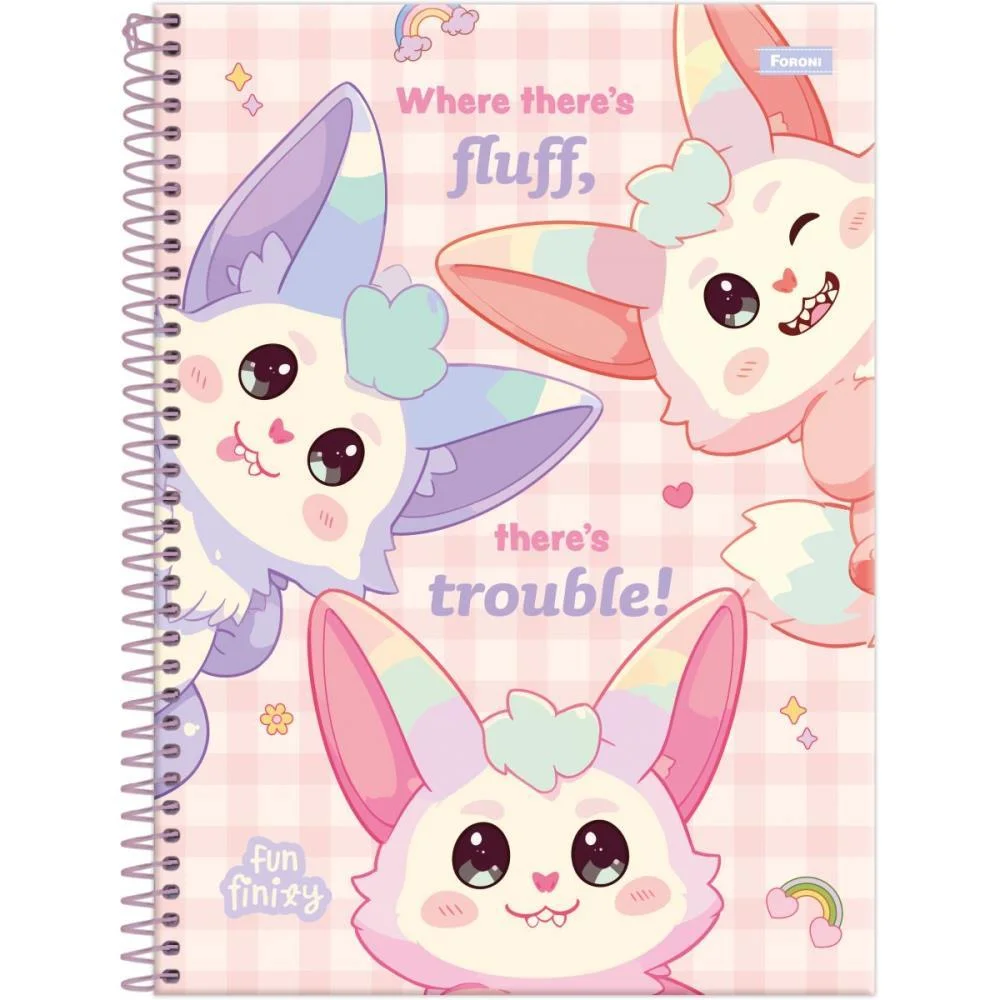 Caderno 10X1 Capa Dura Funfinily 160Fls Foroni (Pct.c/04) - imagem 5