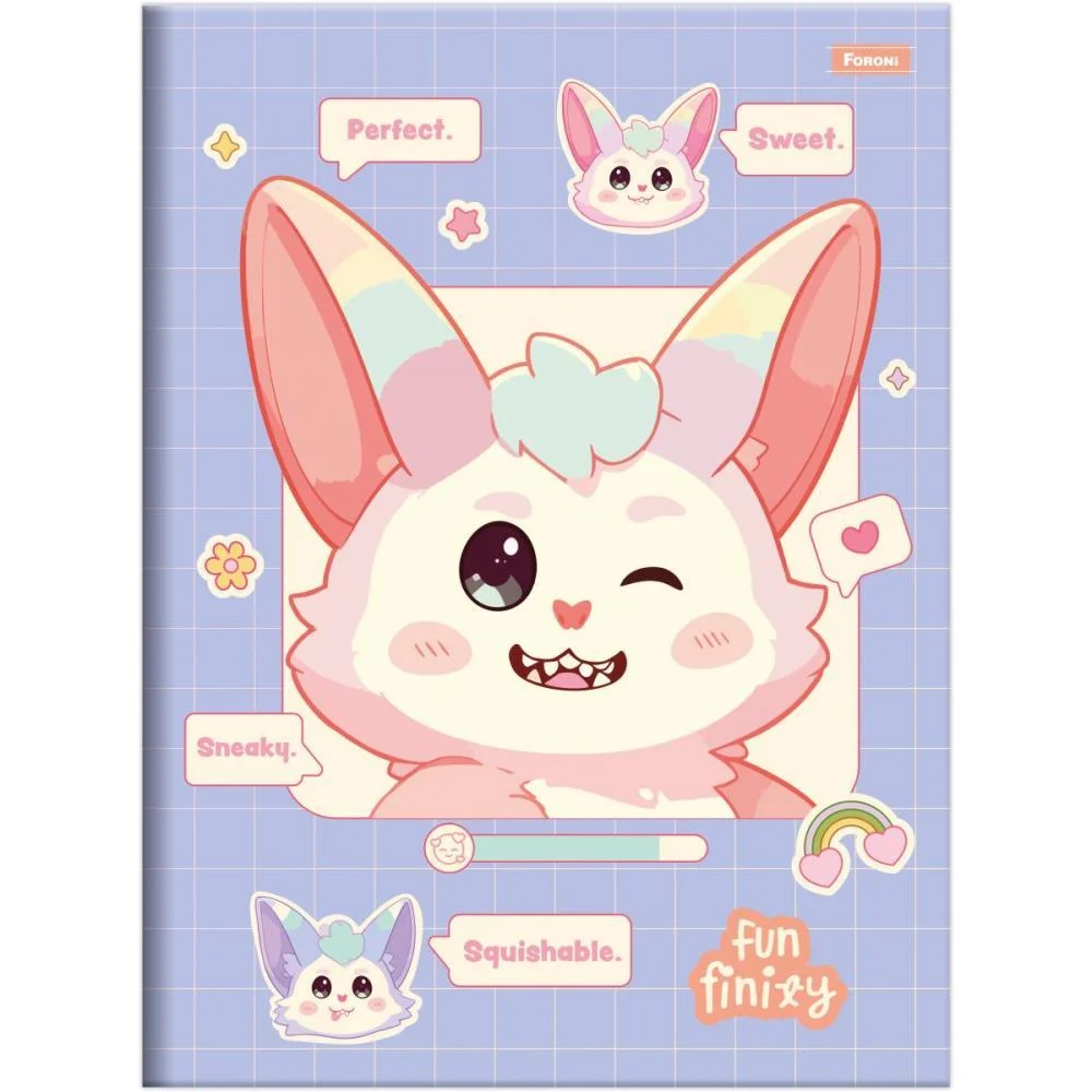 Caderno Brochurao Capa Dura Funfinily 80Fls Foroni (Pct.c/05) - imagem 4