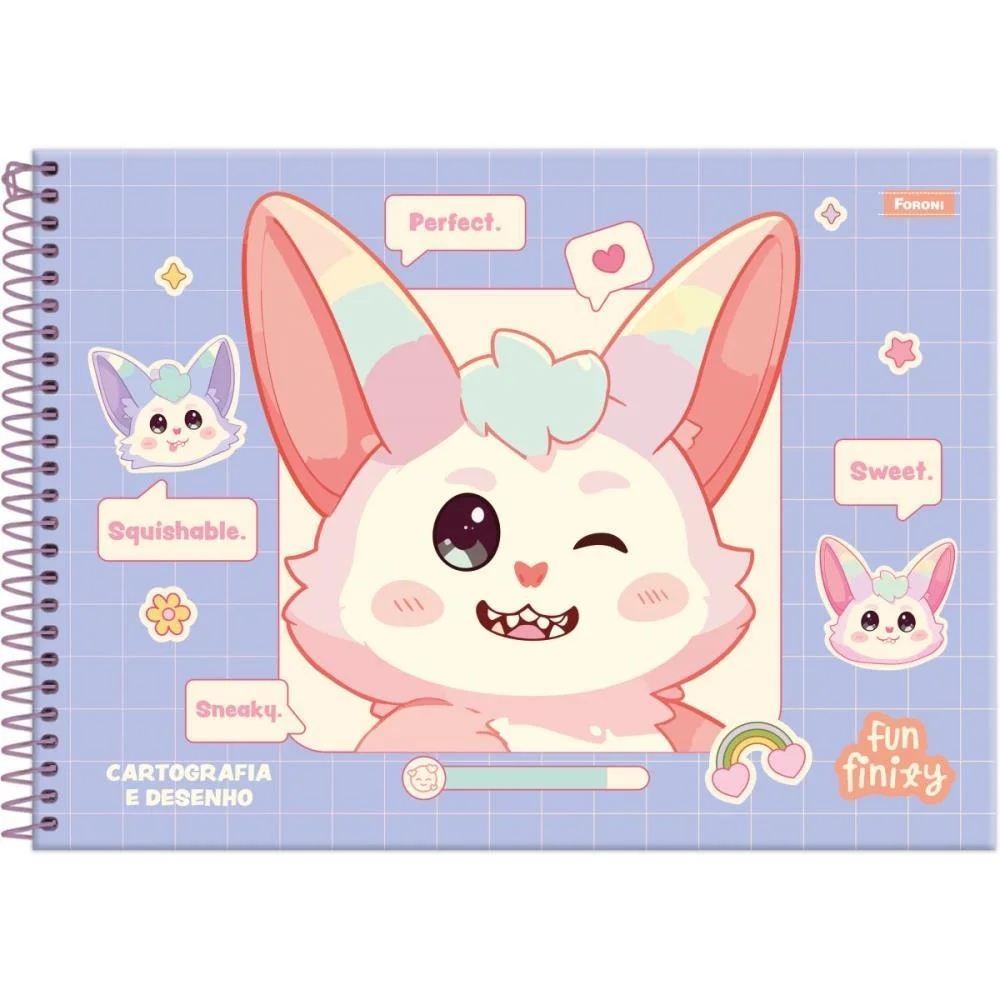 Caderno Desenho Univ Capa Dura Funfinily 80Fls Foroni (Pct.c/05) - imagem 6