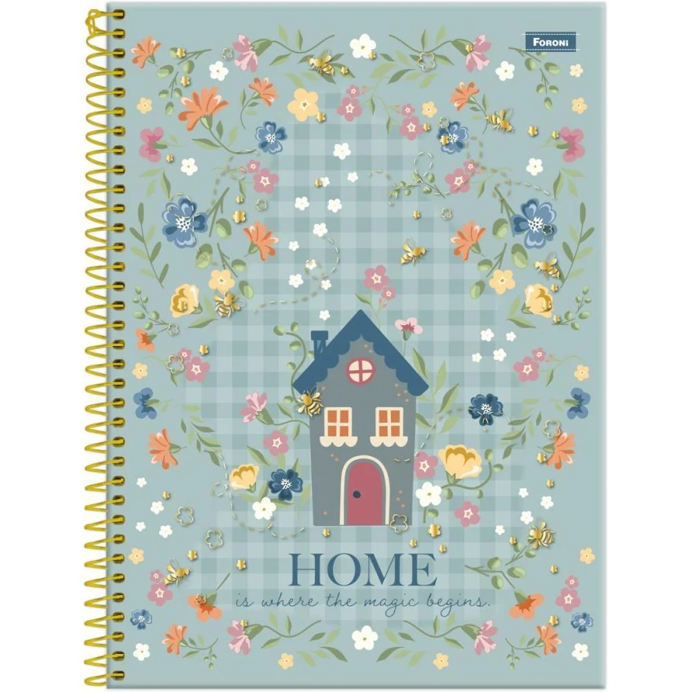 Caderno 10X1 Capa Dura Milly 160F Foroni (Pct.c/04) - imagem 9