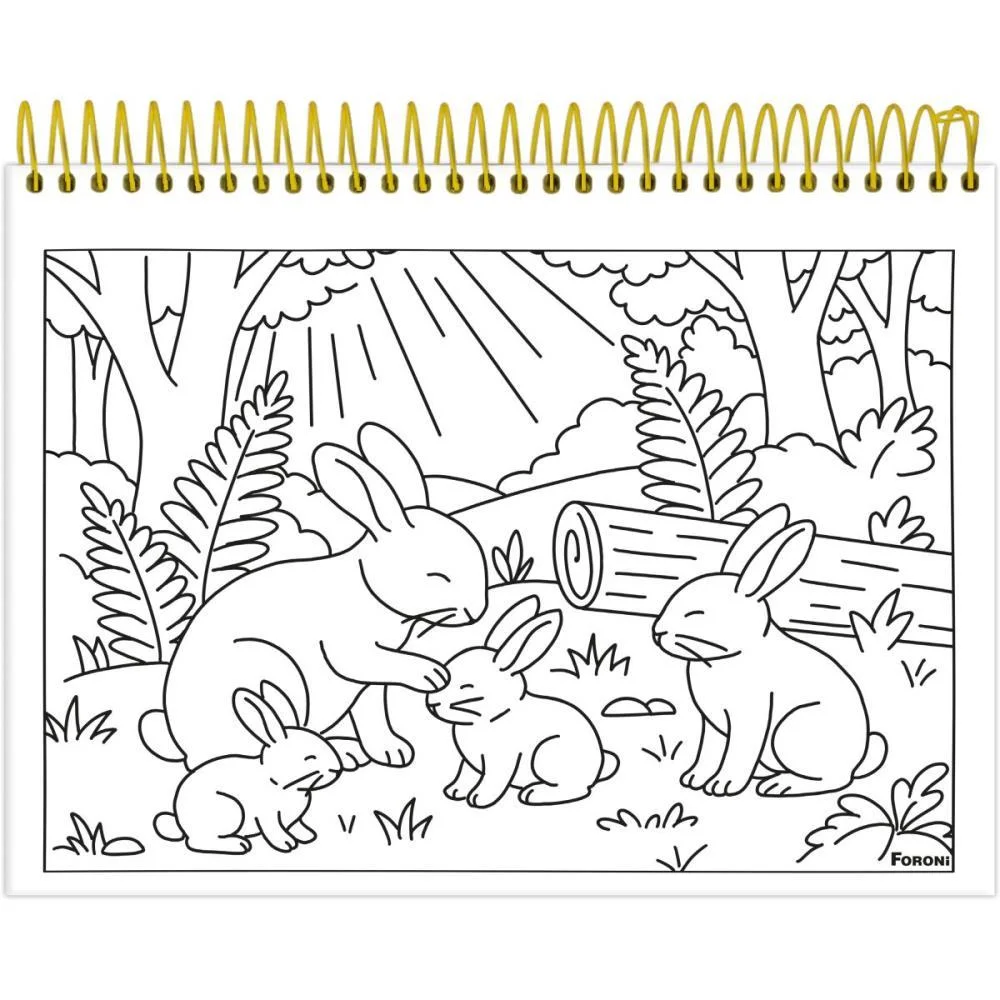 Caderno Desenho Univ Capa Dura Milly Para Colorir 24Fls Foroni (Pct.c/04) - imagem 6